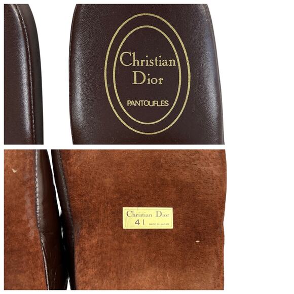 Dior Vintage Trotter Slippers - Picture 6 of 7